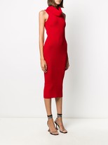 Thumbnail for your product : Balmain Button-Detail Ribbed Knit Dress