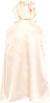 Thumbnail for your product : Isolda Jade Silk-satin Halterneck Top