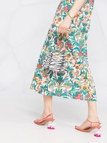 Thumbnail for your product : La DoubleJ Sporty floral print swing dress
