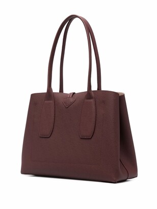 Longchamp Roseau pebbled-leather shoulder bag
