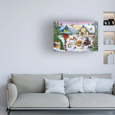 Winston Porter GL Studio Christmas Feast Canvas Art