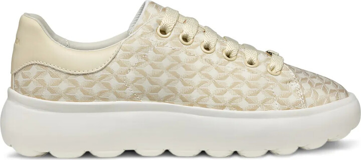 Geox Spherica patterned platform sneakers