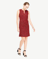 Thumbnail for your product : Ann Taylor Tall Fringe Tweed Shift Dress