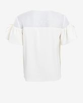 Thumbnail for your product : Alexis Organza Bow Detail Top