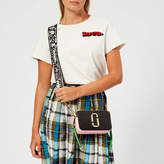 Thumbnail for your product : Marc Jacobs Women's Snapshot Cross Body Bag - Black/Baby Pink