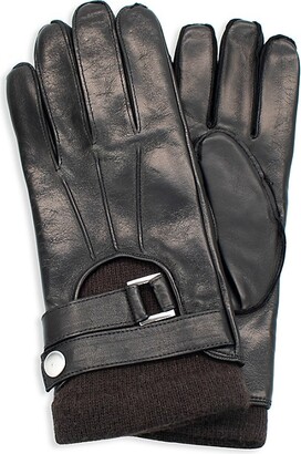 Mens Leather & Knit Gloves | ShopStyle