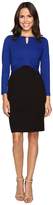 Thumbnail for your product : Ellen Tracy Long Sleeve Color Block Dress w/ Keyhole