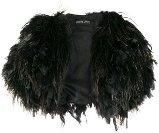A.N.G.E.L.O. Vintage Cult 1960s Feather Cropped Jacket