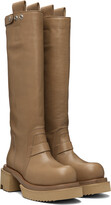 Thumbnail for your product : Rick Owens Taupe Pull On Bogun Boots