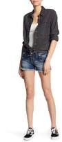 Thumbnail for your product : Miss Me Floral Embroidery Signature Shorts