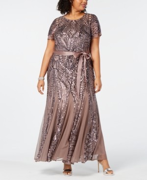 macys plus size womens evening gowns