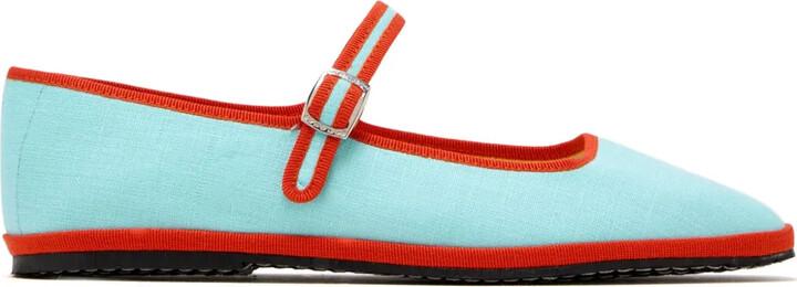 CAPULETTE Buckle-Strap Ballet Flats