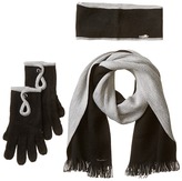 Thumbnail for your product : Calvin Klein Two-Tone Scarf/Headband/Glove Set (3 Piece)