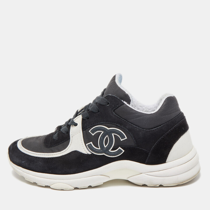 chanel gray sneakers 13