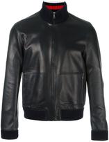 Thumbnail for your product : Gucci leather bomber jacket