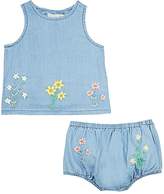 Thumbnail for your product : Stella McCartney FLORAL DENIM TOP & BLOOMERS SET