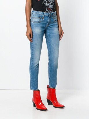 R 13 Skinny Cropped Jeans