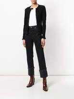 Thumbnail for your product : Giorgio Brato fitted collarless jacket