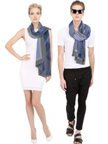 Thumbnail for your product : Contileoni Printed Silk Crepe De Chine Scarf
