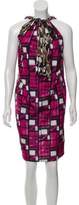 Thumbnail for your product : Marni Sleeveless Geometric Print Dress Fuchsia Sleeveless Geometric Print Dress