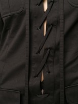 Thumbnail for your product : Saint Laurent Saharienne lace-up dress