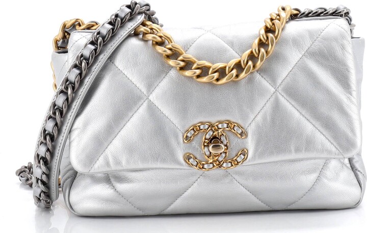 Chanel 19 Flap Bag Quilted Leather Medium