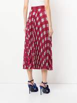 Thumbnail for your product : Mary Katrantzou Uni geometric print pleated skirt