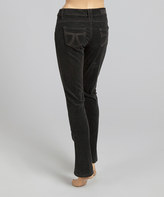Thumbnail for your product : 7 For All Mankind Army Green Corduroy Pants - Petite
