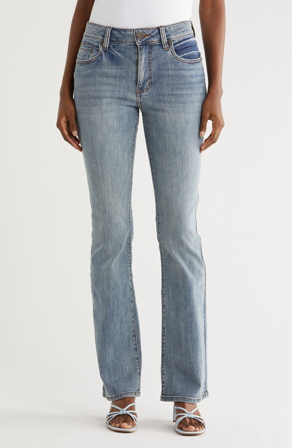 KUT from the Kloth Nicole Low Rise Bootcut Jeans