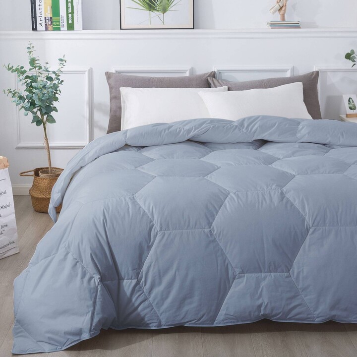 Feather And Loom Honeycomb Down Alternative Twin Comforter In White -  ShopStyle