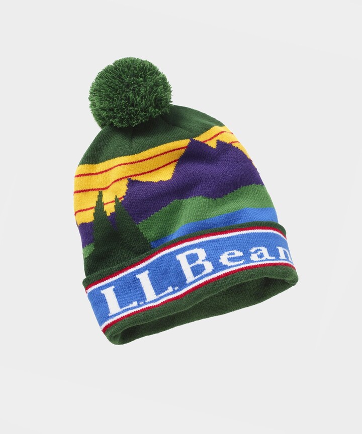 L.L. Bean Katahdin Pom Hat in Kelly Green ShopStyle