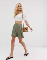 Thumbnail for your product : And other stories & satin mini skirt in sage green