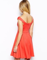 Thumbnail for your product : ASOS PETITE Exclusive Sweetheart Ponte Skater Dress