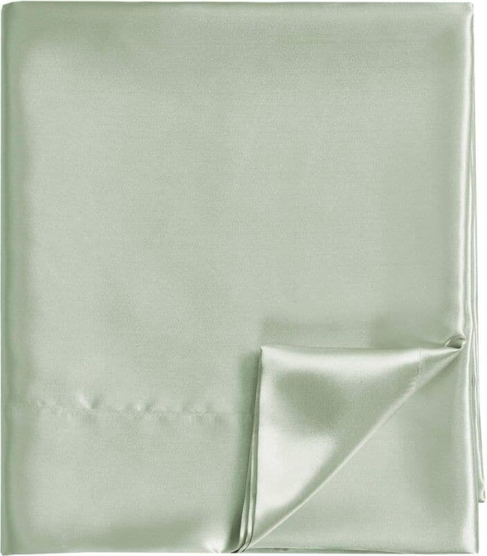 LCEPURE TRADE INC Home Decor OEKO-TEX Certified 6-Piece Satin Sheet Set Wrinkle Free, Smooths Out Frizzy Hair While Sleeping, King, Green