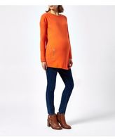 Thumbnail for your product : New Look Maternity Orange Double Zip Front Jumper