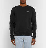 Thumbnail for your product : Off-White Off White Printed Loopback Cotton-Jersey Sweatshirt