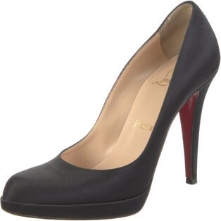 Maria Frou Alta 160 Black Crepe satin - Women Shoes - Christian Louboutin
