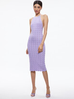 Thumbnail for your product : Alice + Olivia Jone Crochet Halter Dress