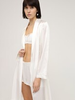 Thumbnail for your product : La Perla Silk Short Robe
