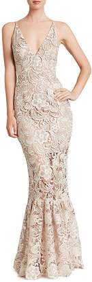 Dress the Population Sophia Lace Mermaid Gown