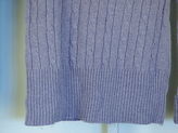 Thumbnail for your product : LOFT Long Sleeve Cable V Neck Sweater Top XS S M L XL  New