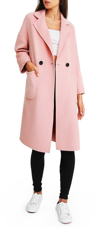 belle classic wool coat