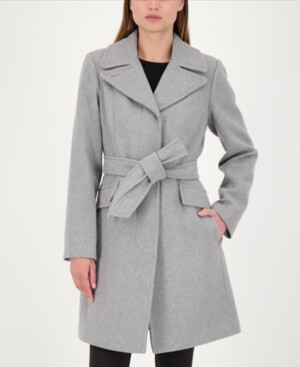 kate spade skirted wrap coat