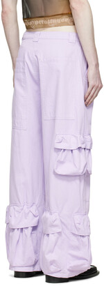 Collina Strada SSENSE Exclusive Purple Cargo Pants