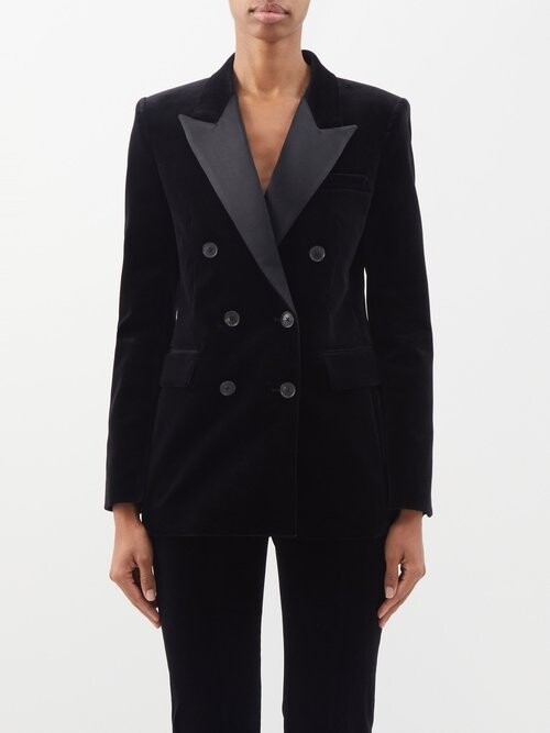 Velvet Tuxedo Jacket | ShopStyle