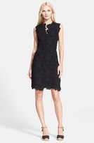 Thumbnail for your product : Tory Burch 'Merida' Floral Appliqué Sheath Dress