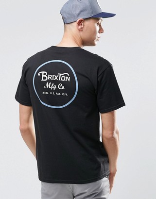 Brixton T-Shirt With Back Logo