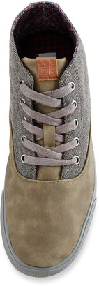 Ben Sherman Percy Fabric Lace-Up Boot, Gray