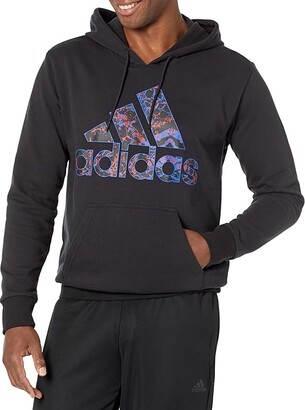 adidas Legends Pullover Hoodie (Black/Vivid Red) Men\'s Clothing - ShopStyle