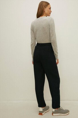 Oasis Womens Linen Look Pocket Detail Trouser
